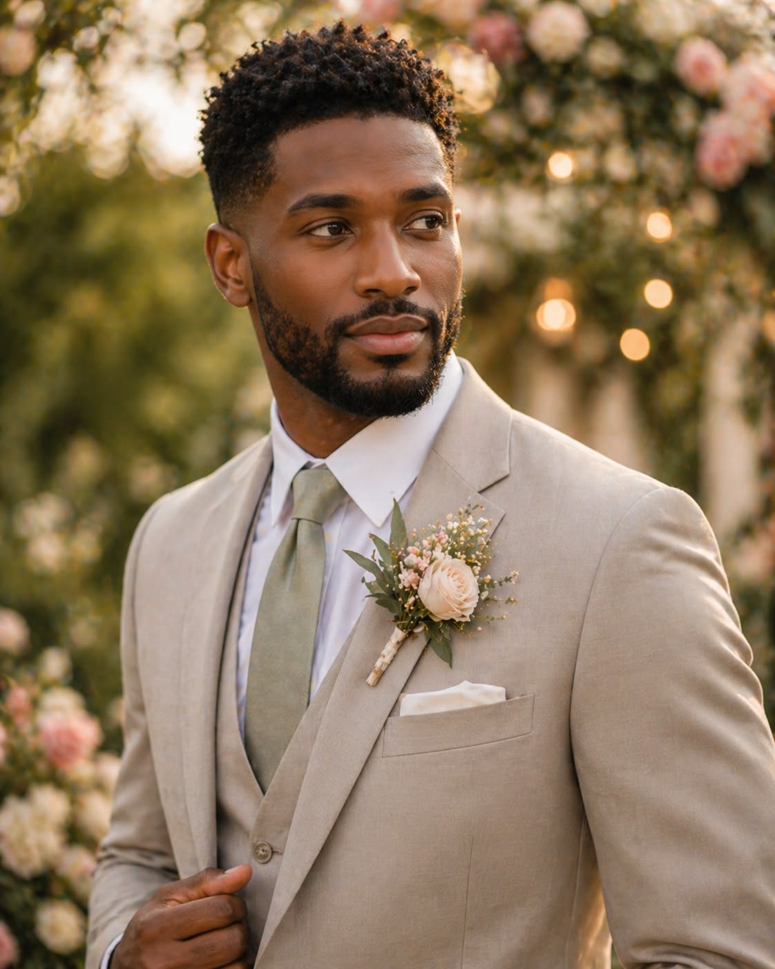 SAVILE ROW NEW PREMIUM LINEN AND COOL WOOL NATURAL FIBER SUIT