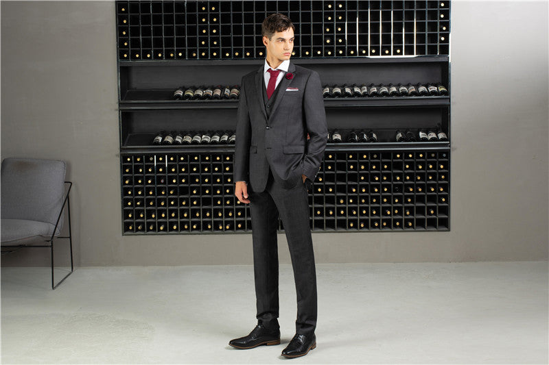 Savile Row Charcoal Lounge Suit Formal Hire
