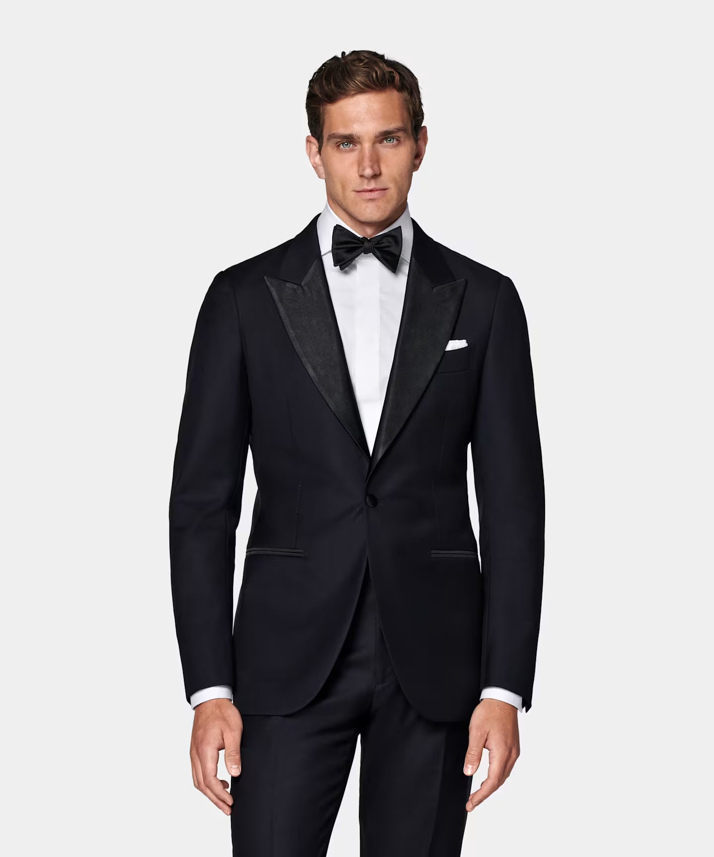 LUXURY PURE WOOL  PEAK LAPEL SUIT