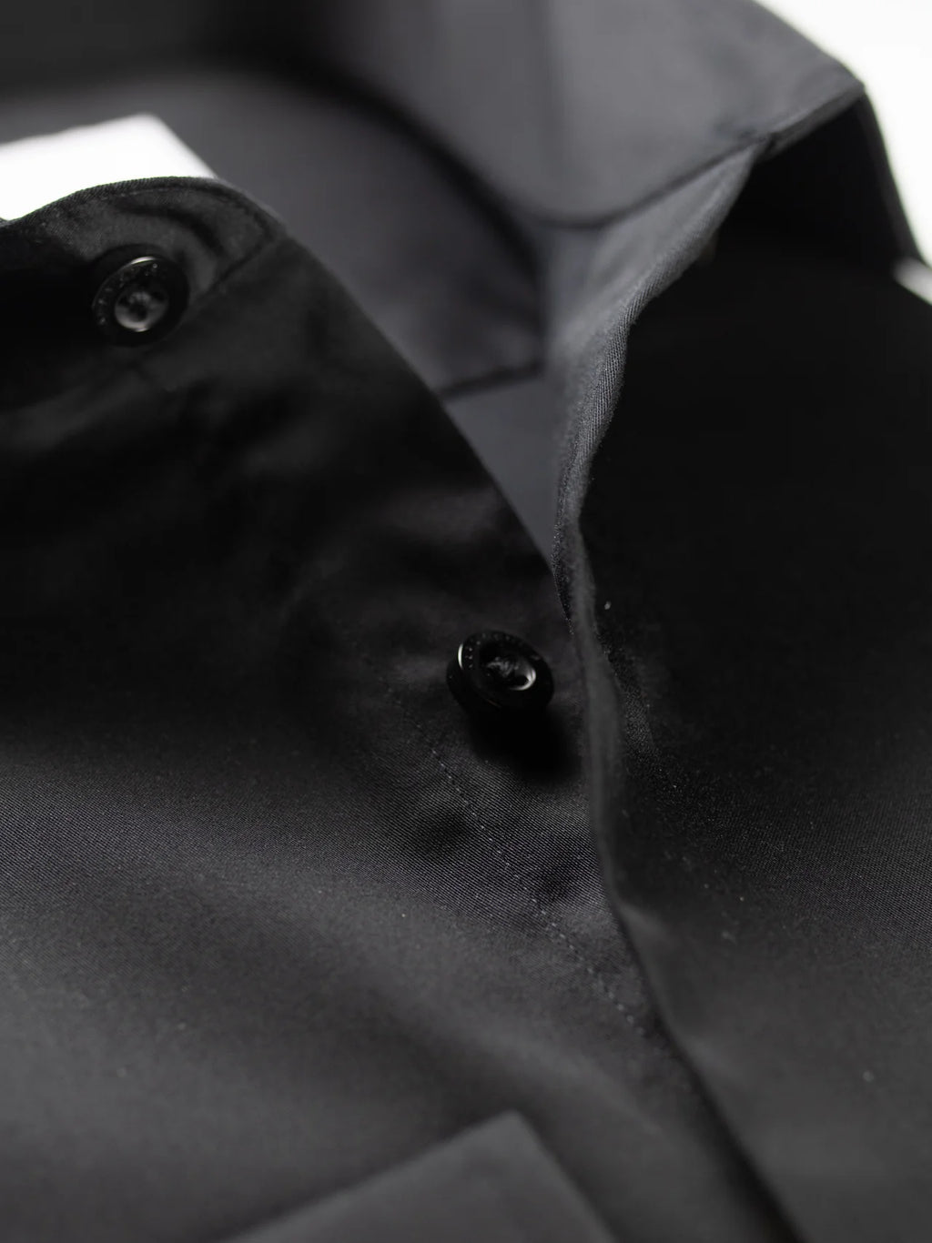 Hardy Amies Plain Black Shirt (Slim Fit) HA398SF