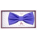 JASATIN PURPLE JAMES ADELIN Luxury Satin Weave Pre Tied Bow Ties