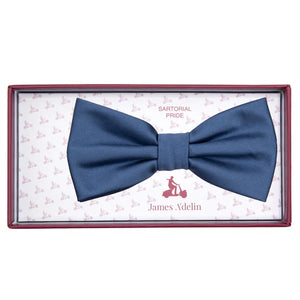 JASATIN SLATE JAMES ADELIN Luxury Satin Weave Pre Tied Bow Ties