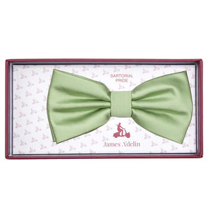 JASATIN SAGE JAMES ADELIN Luxury Satin Weave Pre Tied Bow Ties