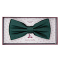JASATIN DARK GREEN JAMES ADELIN Luxury Satin Weave Pre Tied Bow Ties
