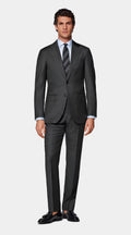 WEDDING GREY TASMANIAN WOOL SUPER 120 FINISH