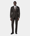 DEEP CHARCOAL GREY WOOL RICH PERFORMANCE SUIT