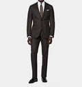 DEEP CHARCOAL GREY WOOL RICH PERFORMANCE SUIT