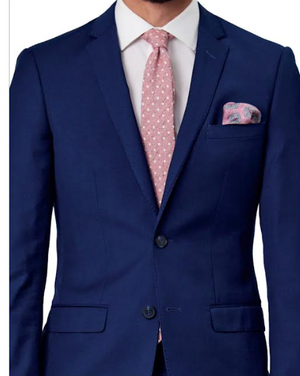 BRUTON SLIM LINE PERFORMANCE FINISH SUIT FRENCH BLUE