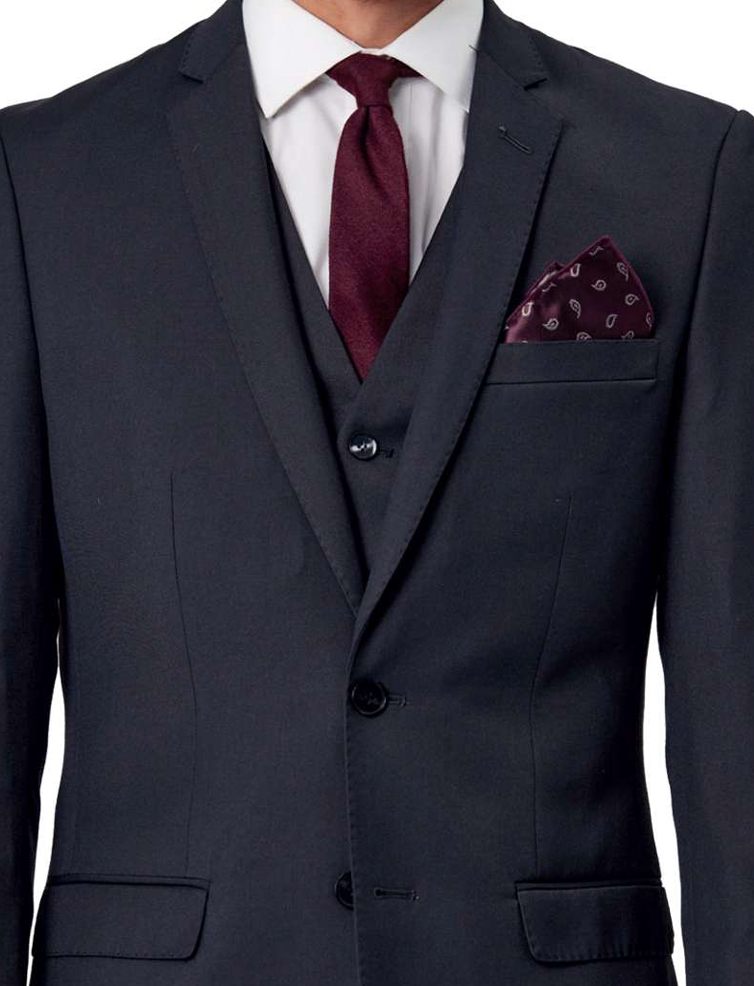 BRUTON SLIM LINE PERFORMANCE SUIT CHARCOAL