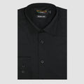 Scuzzatti Poplin Dress Shirt Slim Fit - Black
