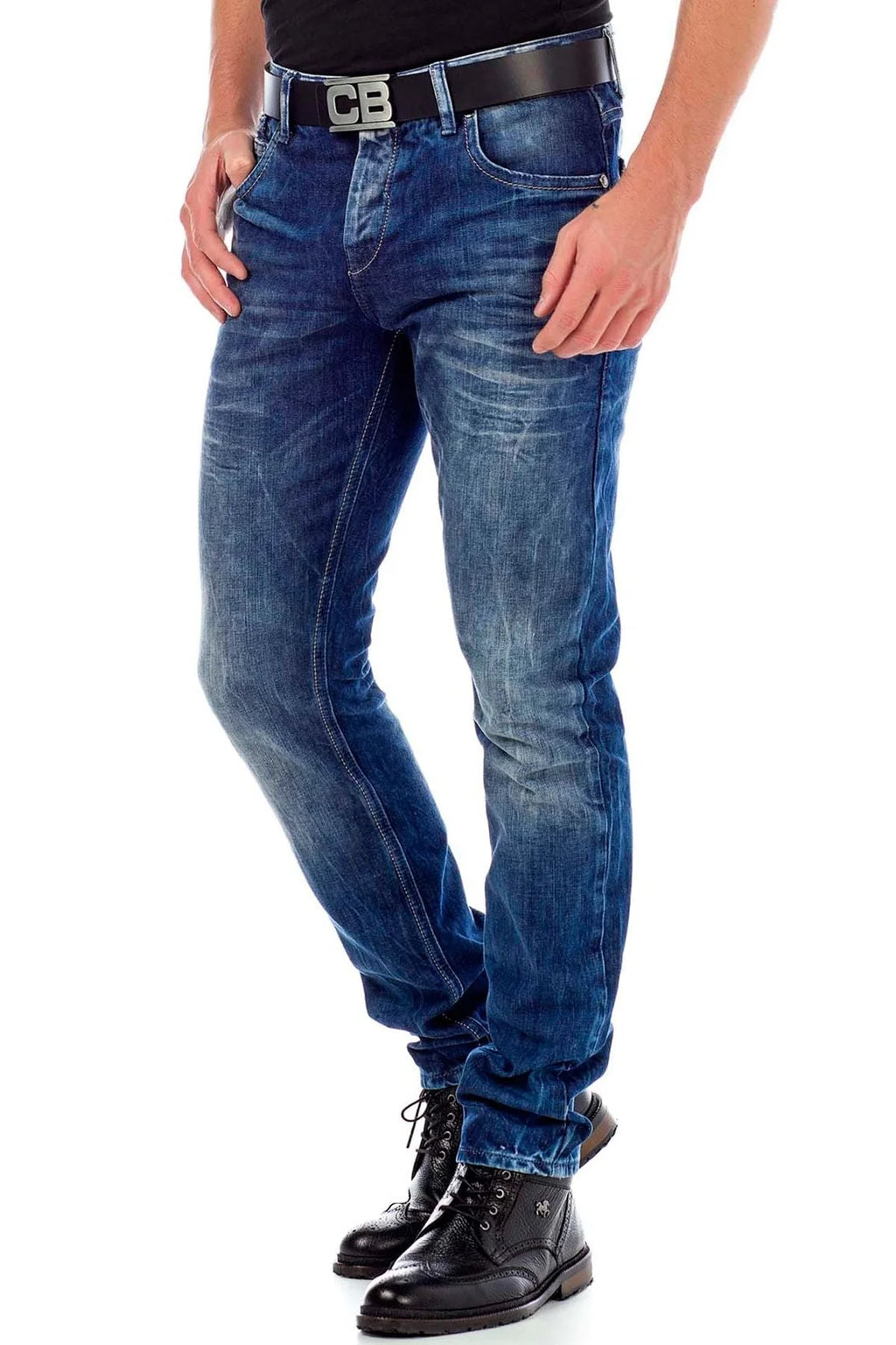CIPO BAX men's regular-fit jeans