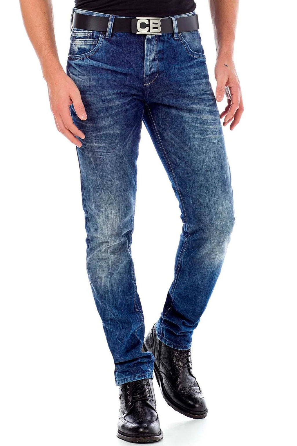 CIPO BAX men's regular-fit jeans