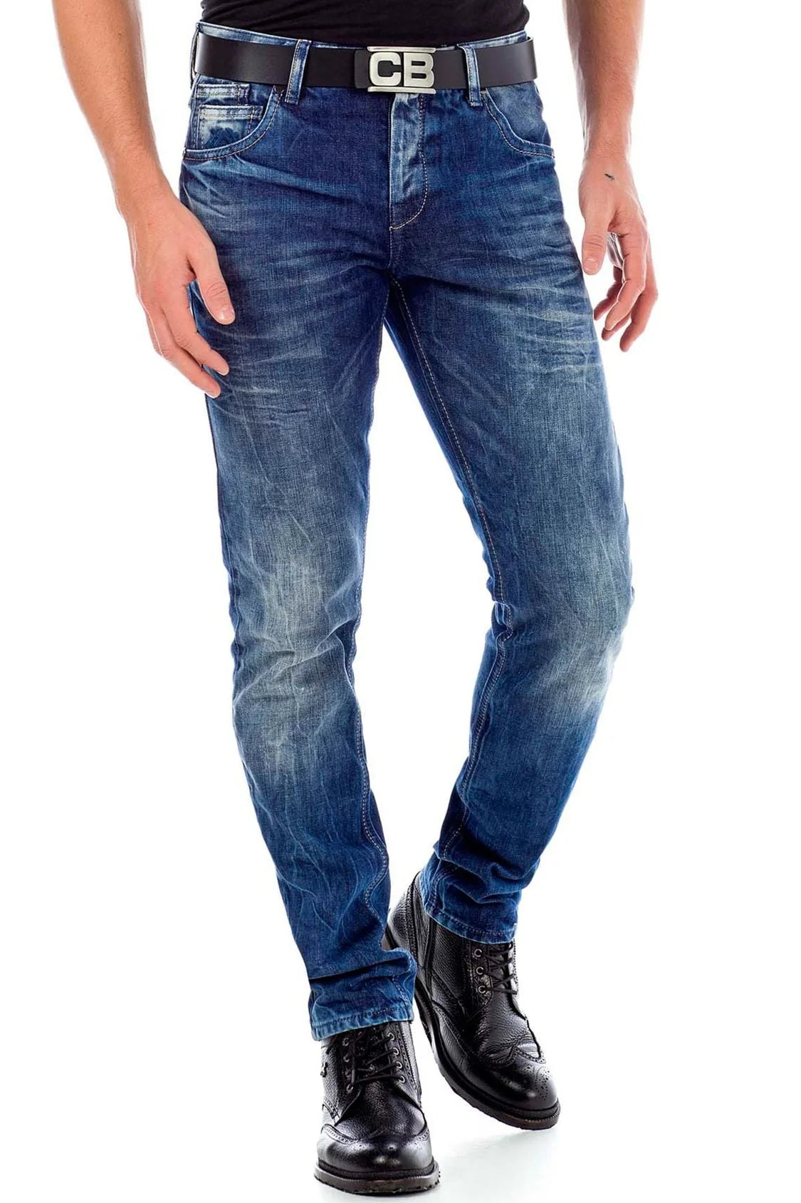 CIPO BAX men's regular-fit jeans