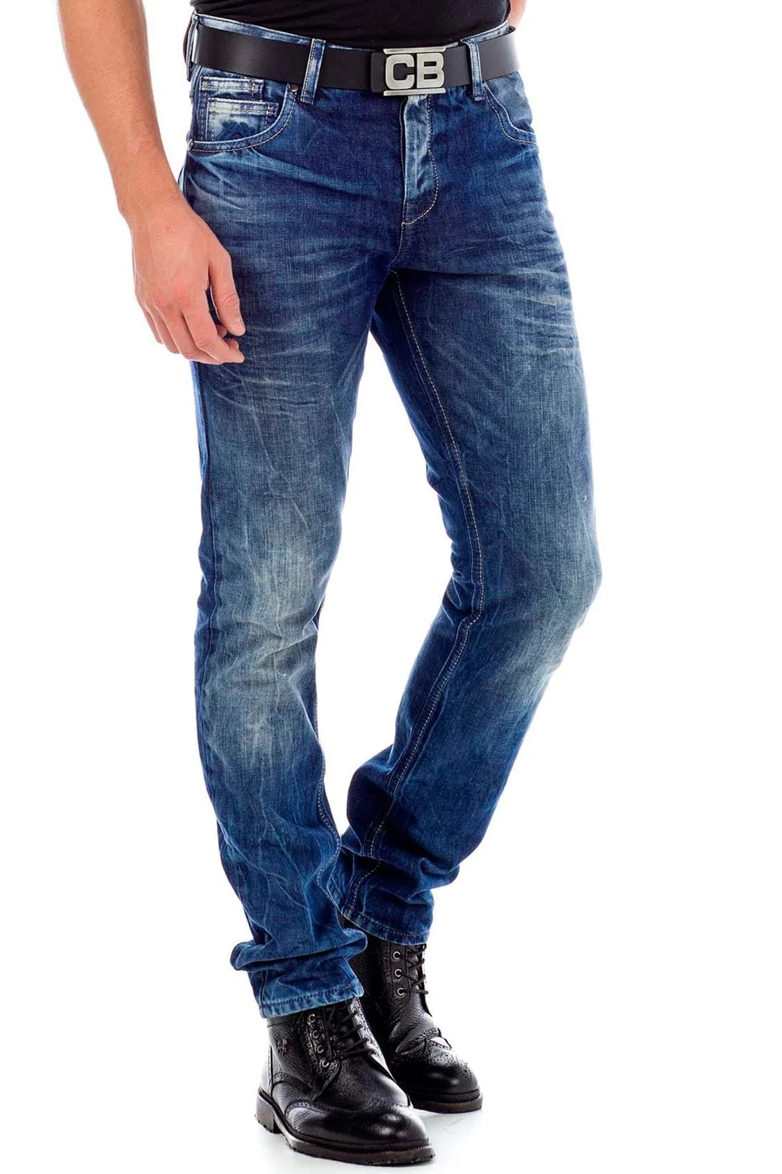 CIPO BAX men's regular-fit jeans