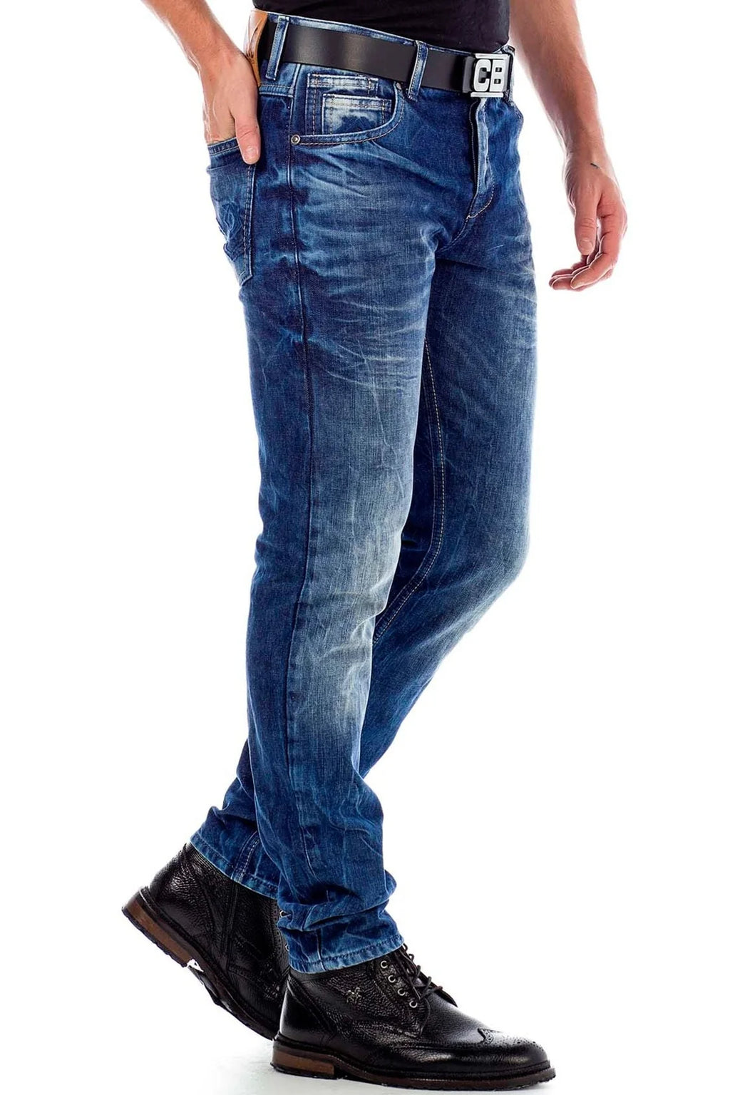 CIPO BAX men's regular-fit jeans