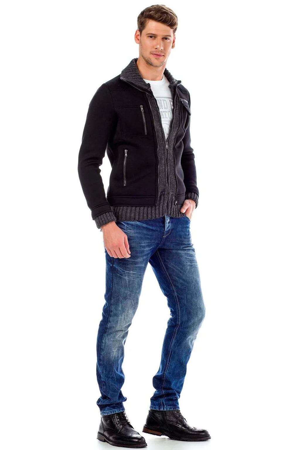 CIPO BAX men's regular-fit jeans