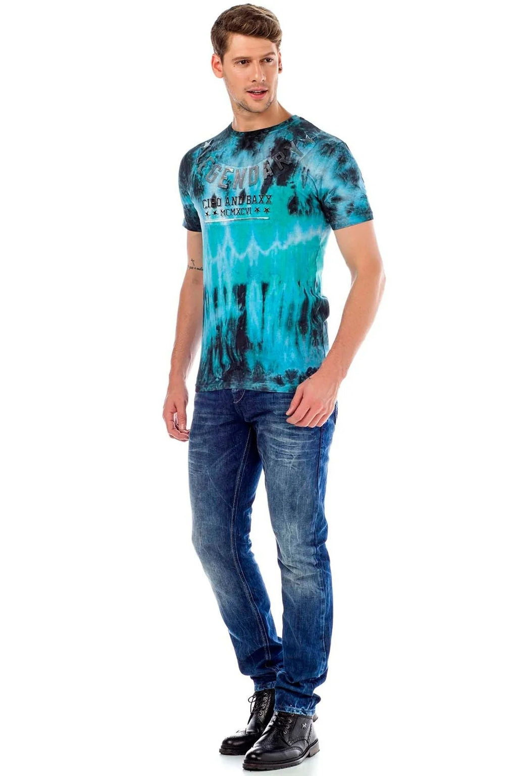 CIPO BAX men's regular-fit jeans