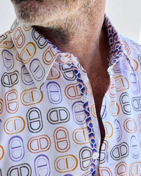 John Lennon OXFORD Long Sleeve Shirt White