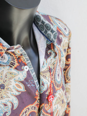 BRADBURY Long Sleeve Shirt Plum - JLW1004