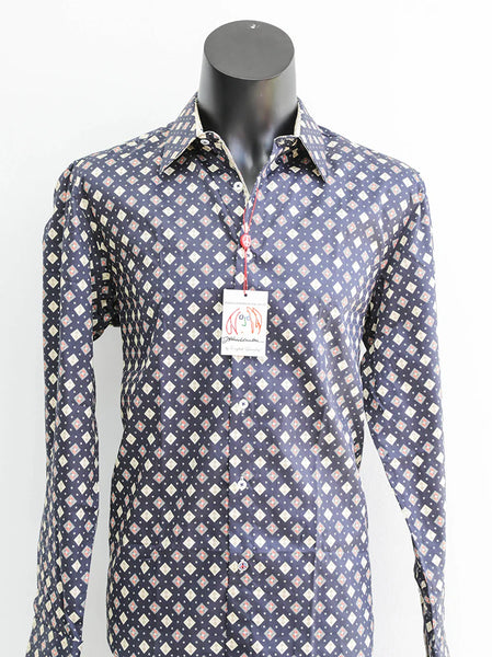 ROCHDALE Long Sleeve Shirt Ink - JLW1026