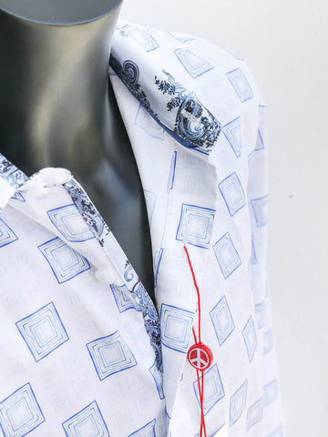 WALKDEN Long Sleeve Shirt White - JLW1019