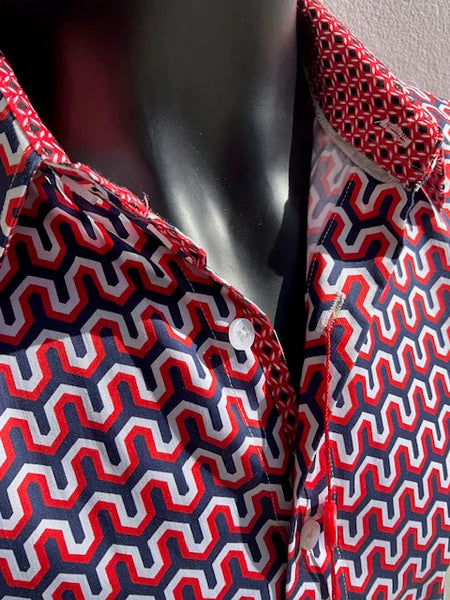 DURHAM Short Sleeve Shirt Red JLW9035
