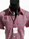 DURHAM Short Sleeve Shirt Red JLW9035