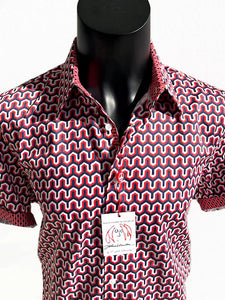 DURHAM Short Sleeve Shirt Red JLW9035