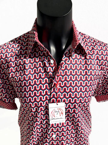 DURHAM Short Sleeve Shirt Red JLW9035