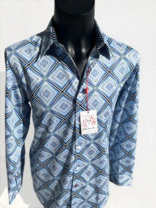 SUTTON Long Sleeve Shirt Blue JLW9000