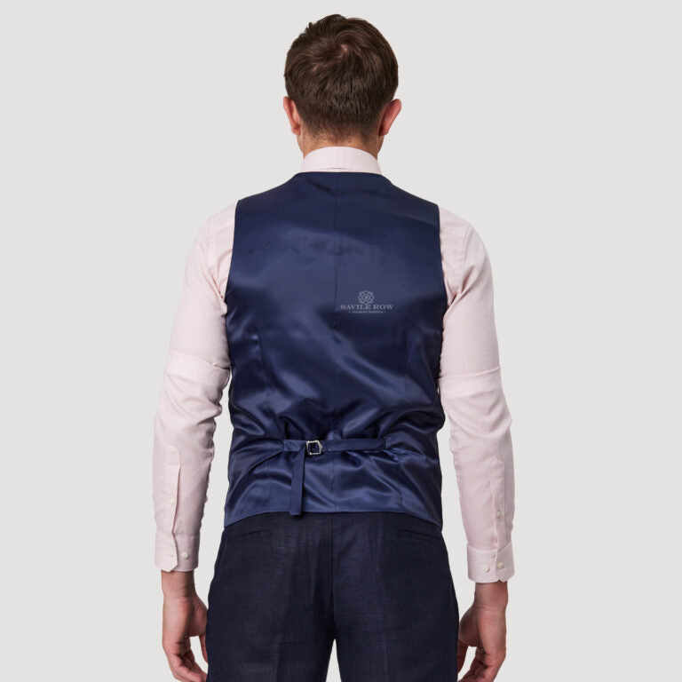 Savile Row Vest - SAUL NAVY SL7